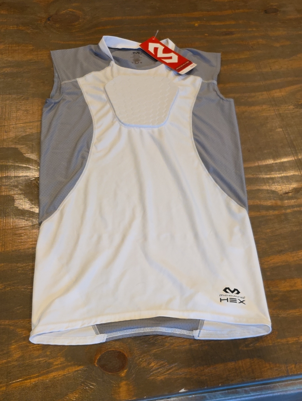McDavid Women's White & Gray Sleeveless Compression Vest